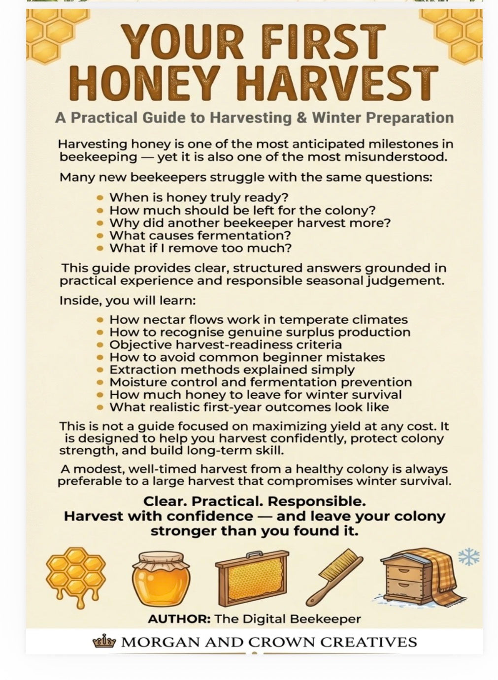 Your First Honey Harvest: A Practical Guide to Harvesting & Winter Preparation