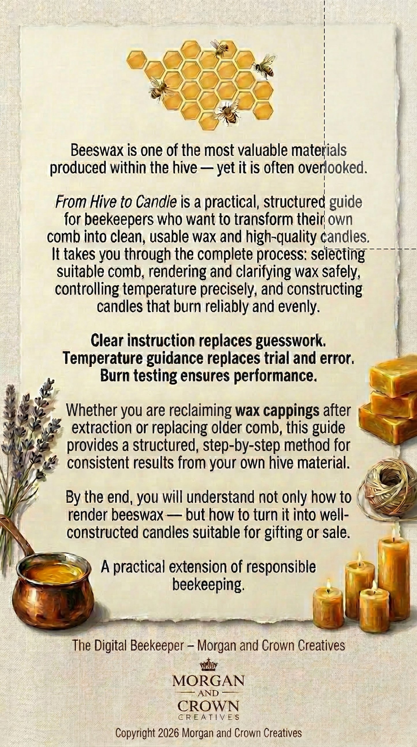From Hive to Candle: A Practical Guide to Rendering & Crafting Pure Beeswax